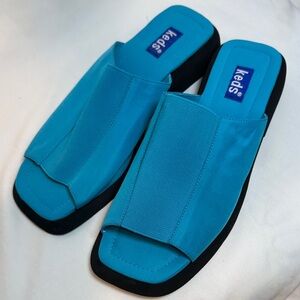Keds Women's Vibrant Blue Slide Sandals